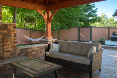 Aluminum Frame Privacy Gates
