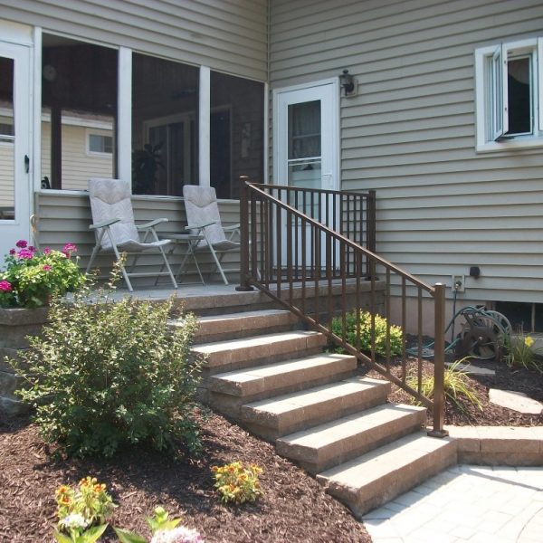 Westbury Tuscany Brown Aluminum Stair Railing