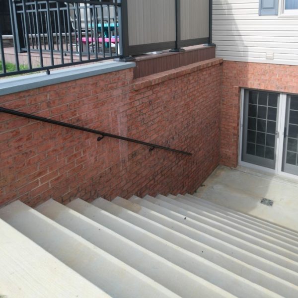 Westbury Liberty Black Aluminum Attached Handrail