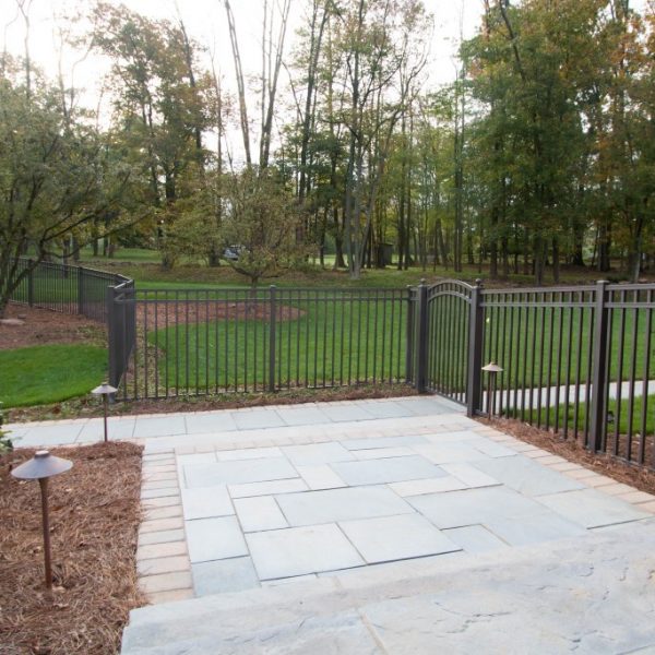 Regis Brown Aluminum Backyard Fence