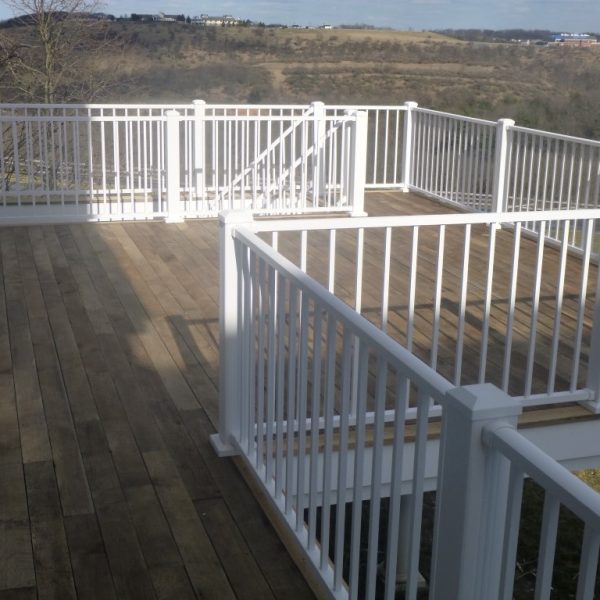 Westbury Tuscany White Aluminum Deck Railing