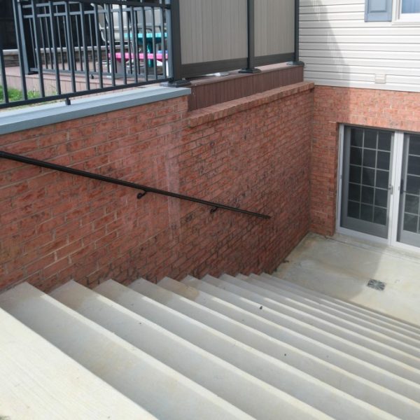Westbury Liberty Black Aluminum Attached Handrail