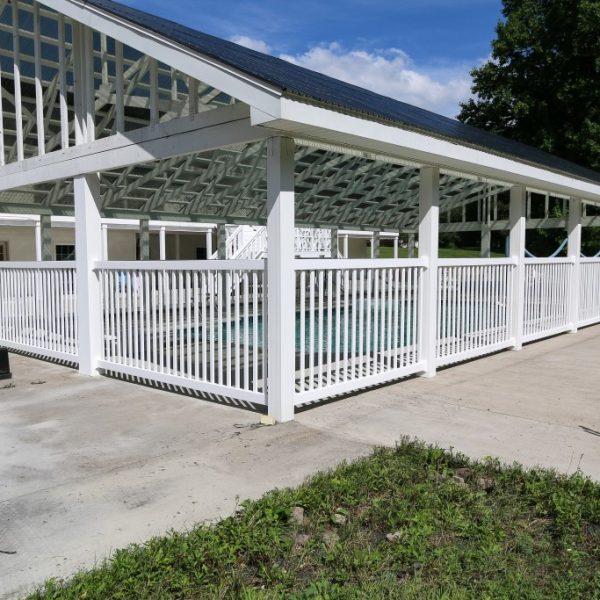 White Vinyl Specialty Fencing