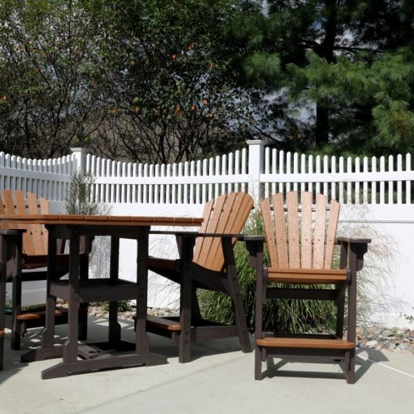 Vinyl Fence with Franklin Concave Top in White