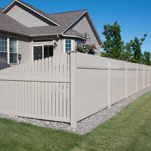 Hamilton Straight Top Fencing in Tan