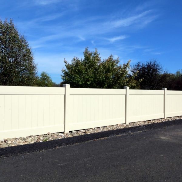 White Fulton Privacy Fence