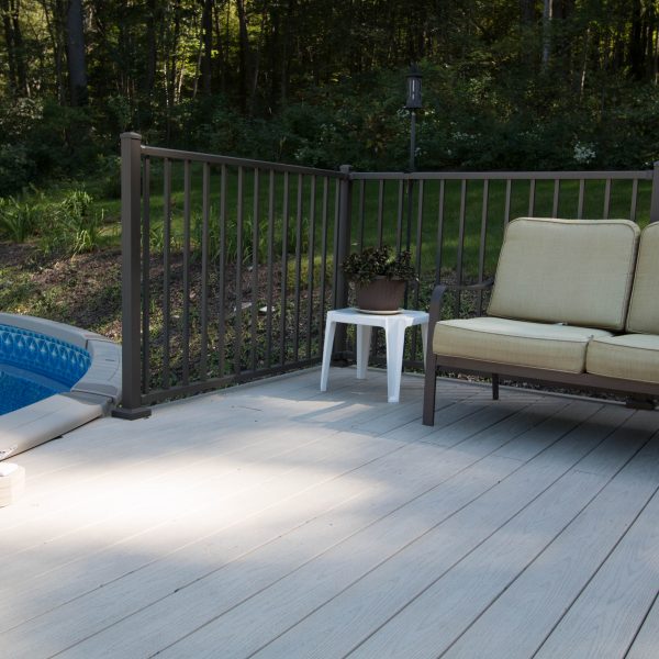 Tan Vinyl Pool Decking