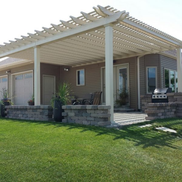 Attached Pergola With Shade