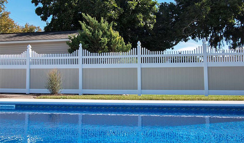 decorative pool fence options