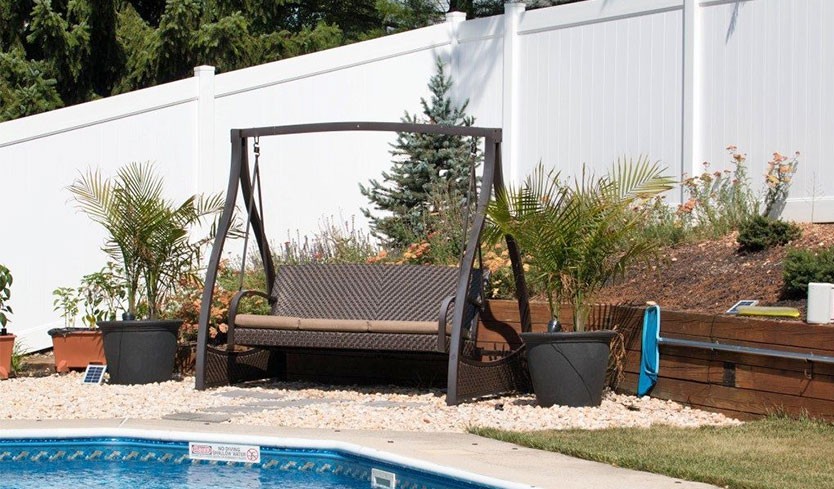 full coverage pool fence styles