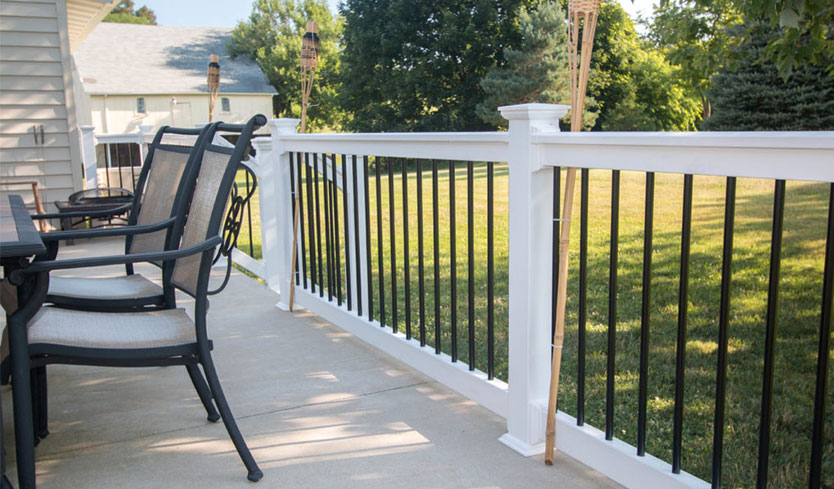 how to install deck railing