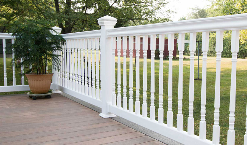 installing a deck railing