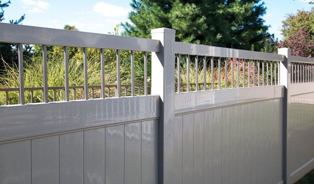 low maintenance aluminum accented privacy fence option