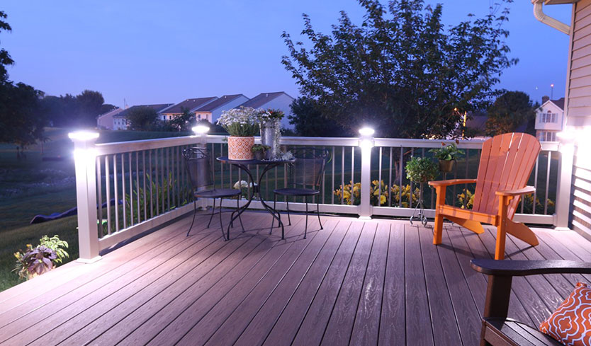 diy deck upgrade with built-in lighting