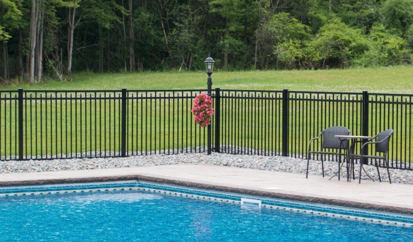 aluminum pool safety fence