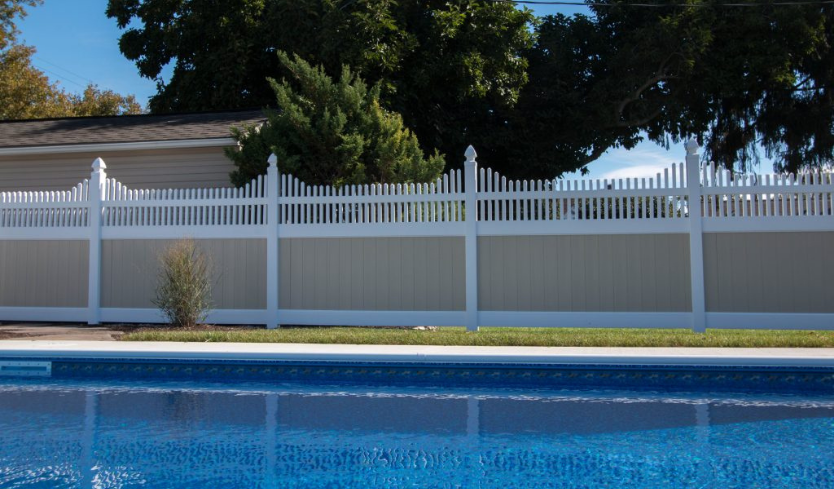 vinyl pool security fence