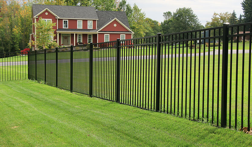 Wood And Iron Fence