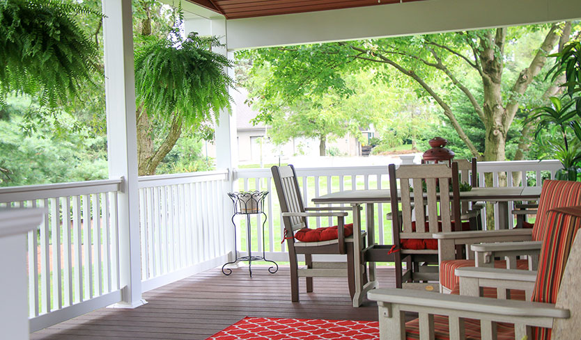 luxury deck railings