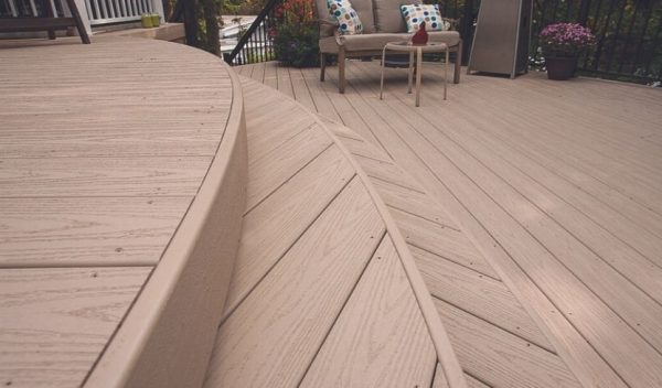 Up close of the best PVC decking brand in the USA