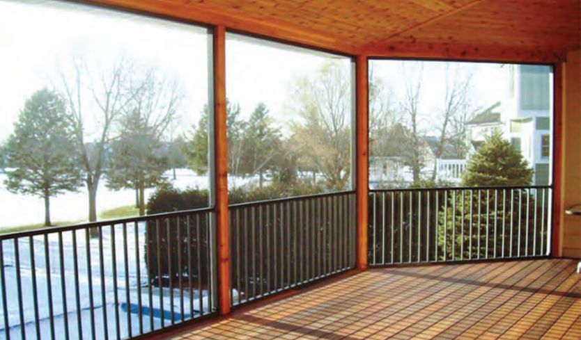 ScreenRail Screened-in Deck