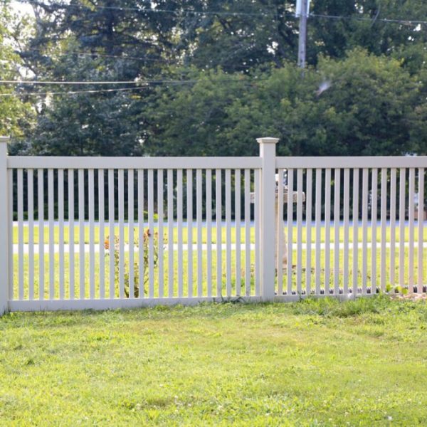 Tan PVC Fence