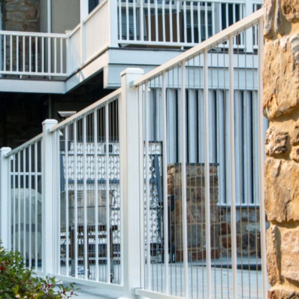 Aluminum Fence Around Patio